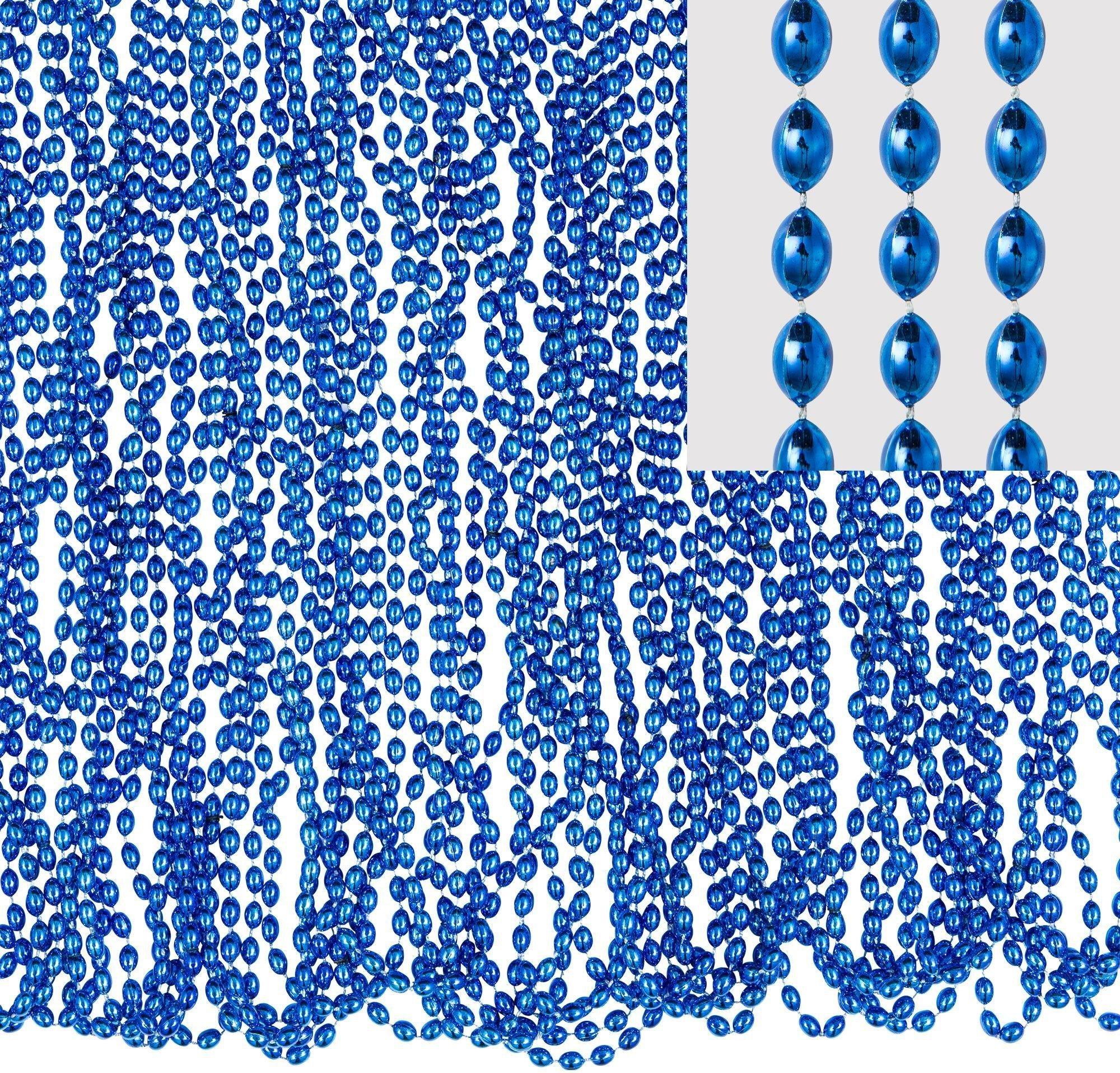 Metallic Bead Necklaces. Assorted Colors. Multiple Counts - Image 30