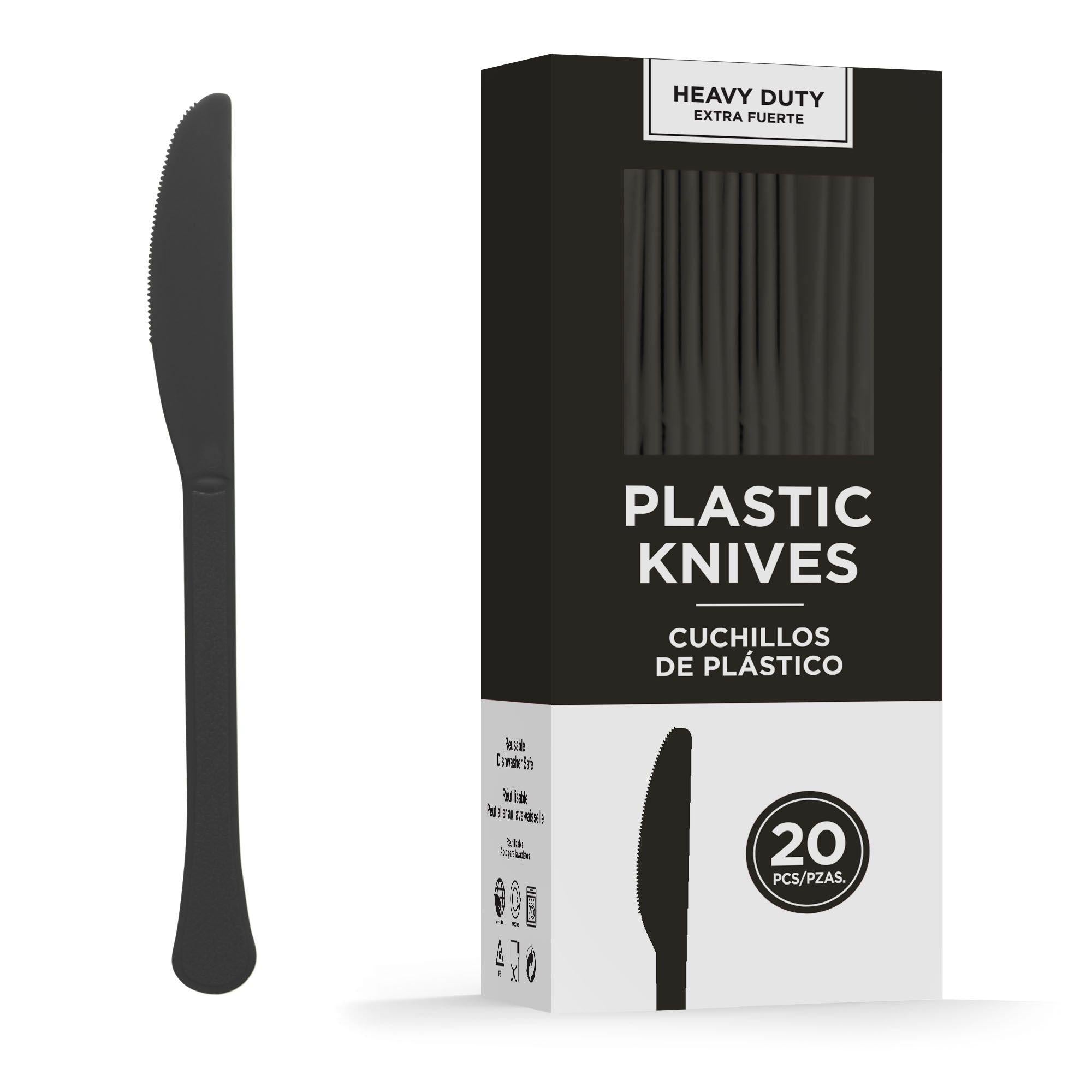 Premium Plastic Knives. Assorted Colors. Multiple Counts - Image 2