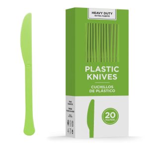 Premium Plastic Knives. Assorted Colors. Multiple Counts