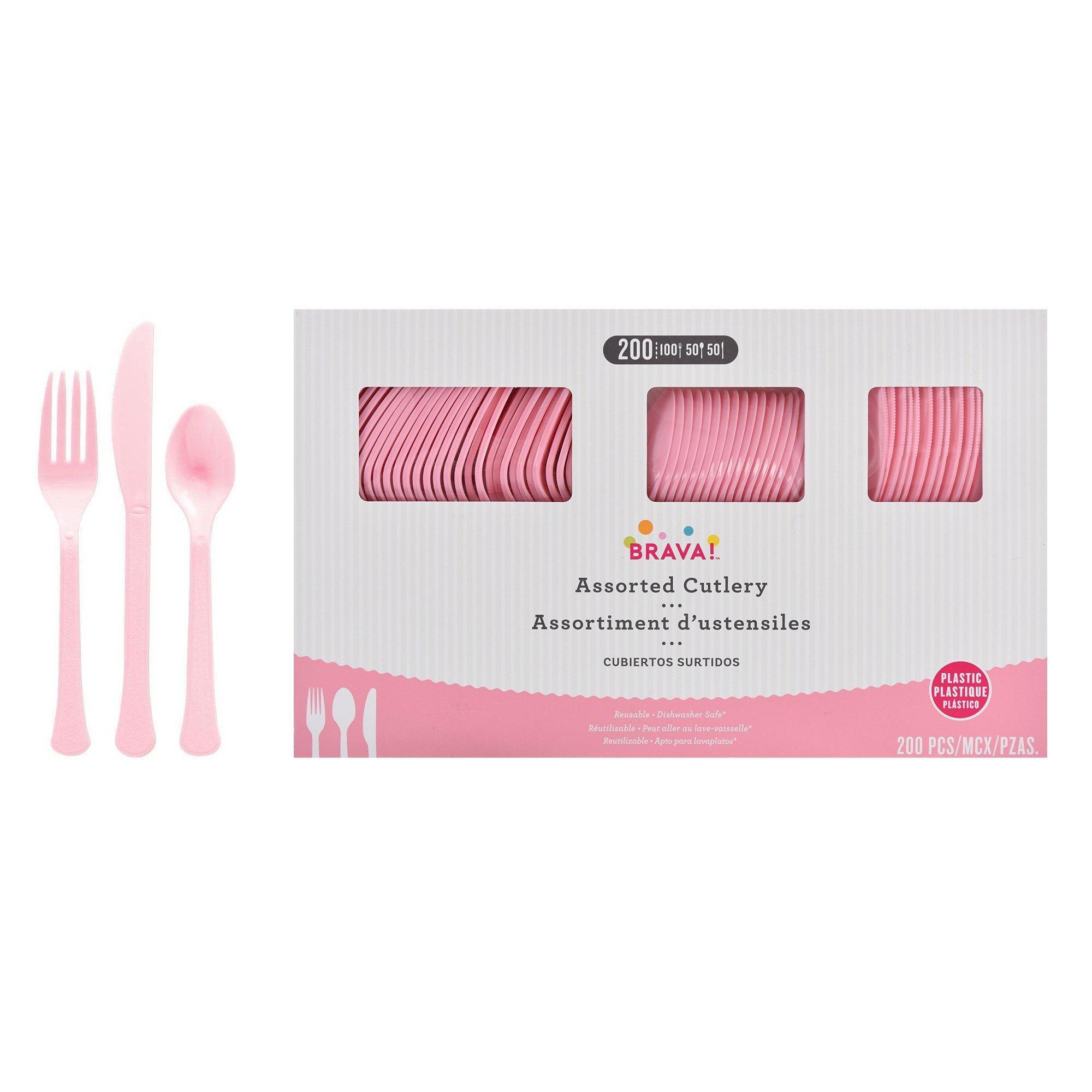 Plastic Cutlery Set. Assorted Colors. Multiple Guest Counts - Image 21