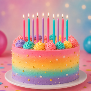 Digital Dream Birthday Candles. 12ct