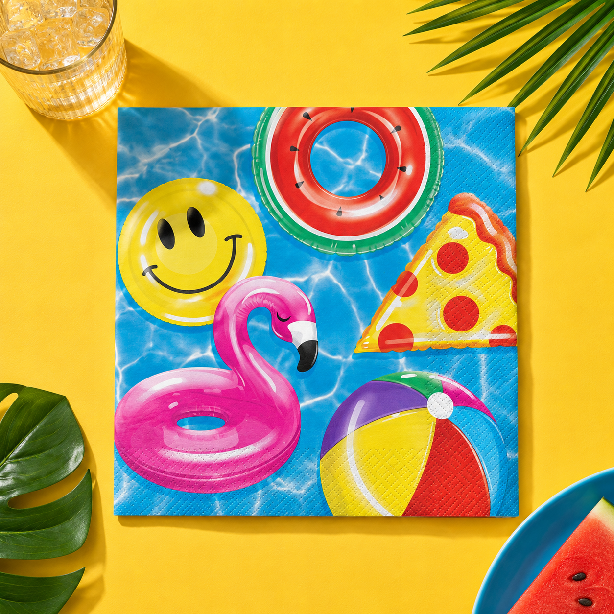 Pool Party Tableware Kit for 8 Guests - Image 5