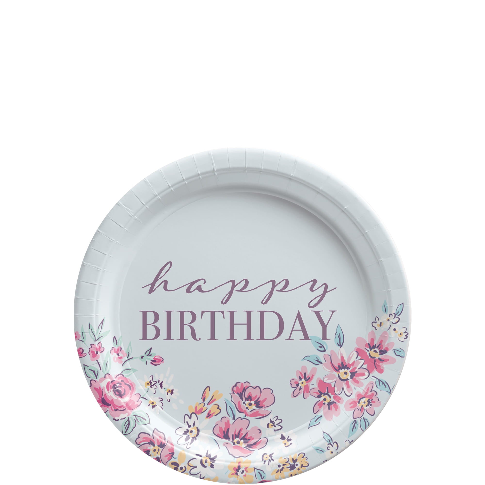 Ribbon and Rose Paper Plates. 8ct. Assorted Options - Image 3