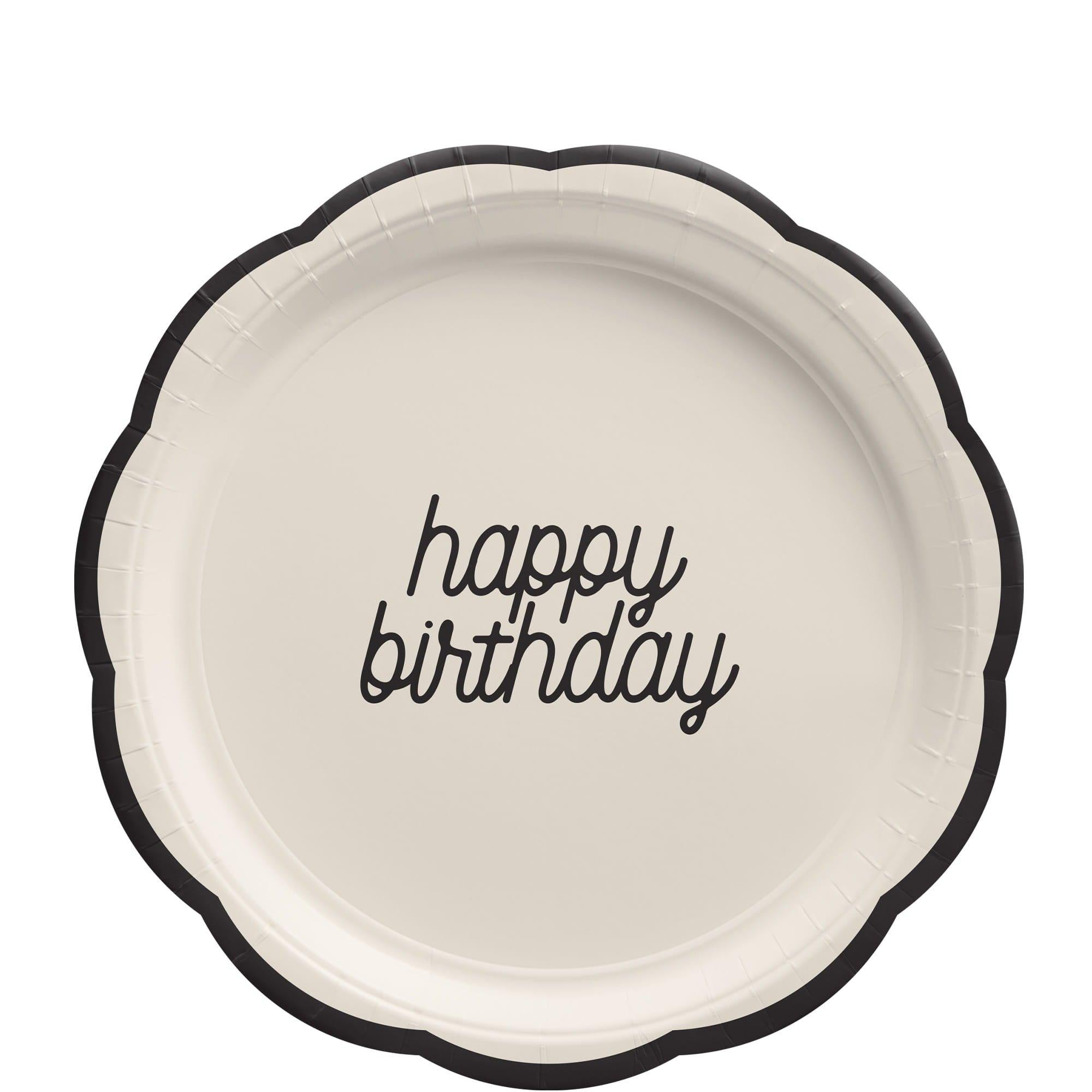 Birthday Chic Paper Plate. 8ct. Assorted Options - Image 2