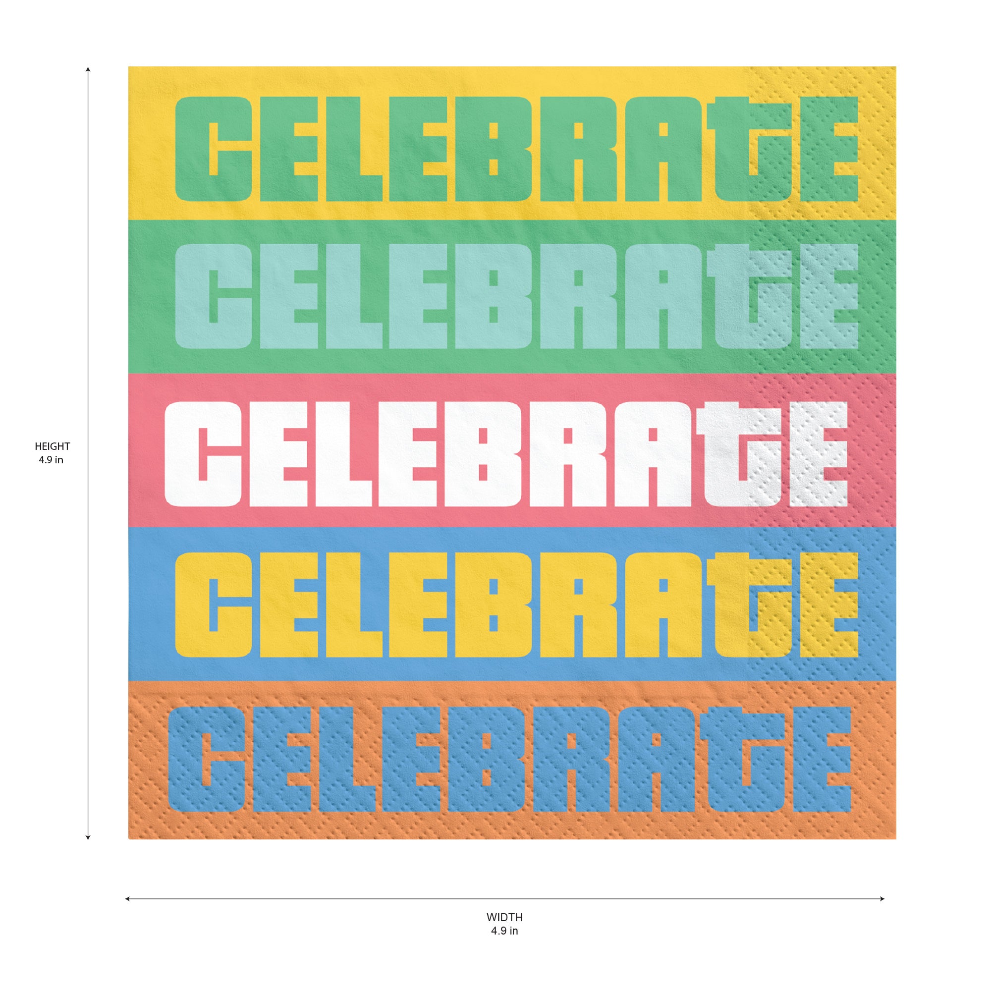 Colorful Collage Napkins. 16ct. Assorted Options - Image 5