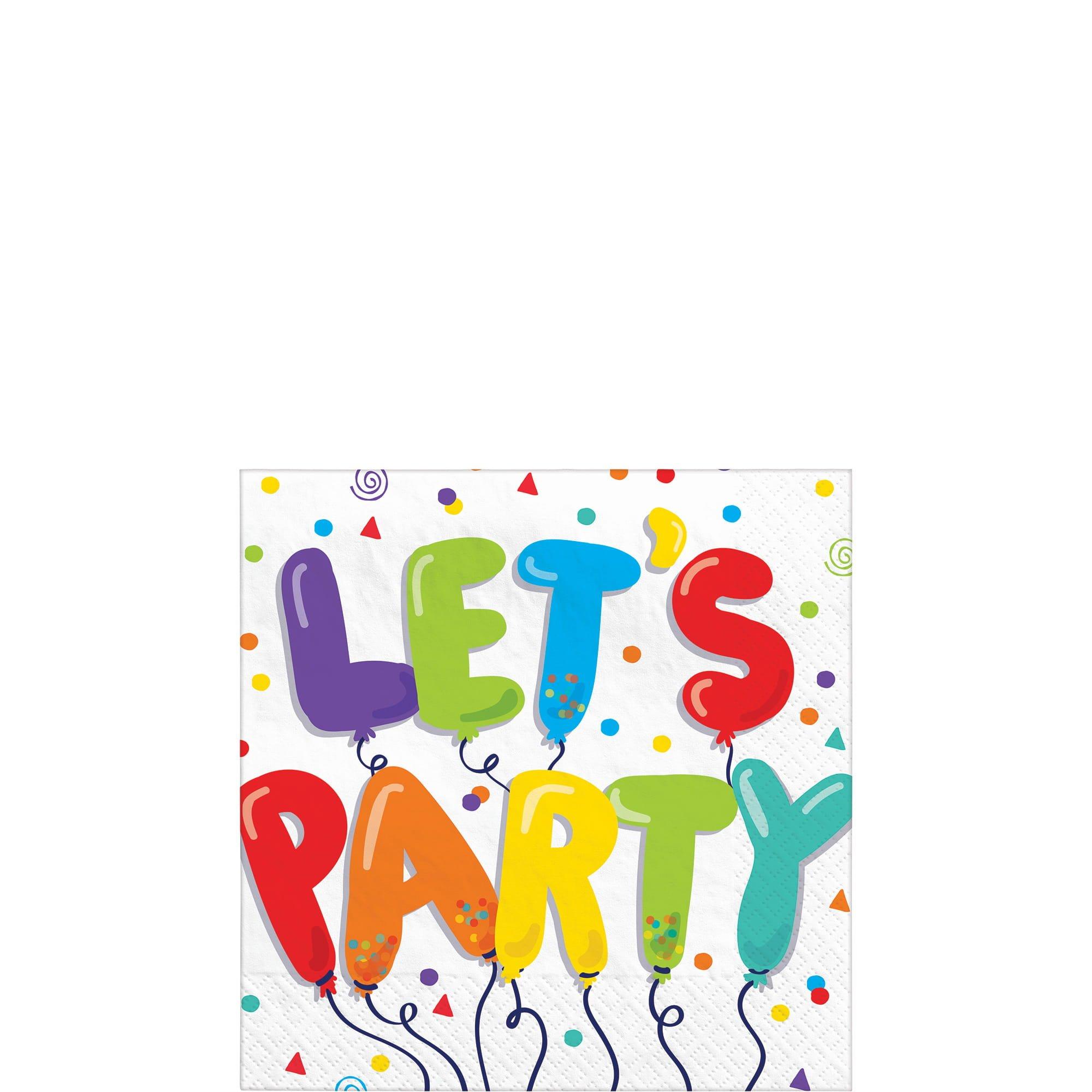 Birthday Balloons Napkins 36ct. Assorted Options - Image 3