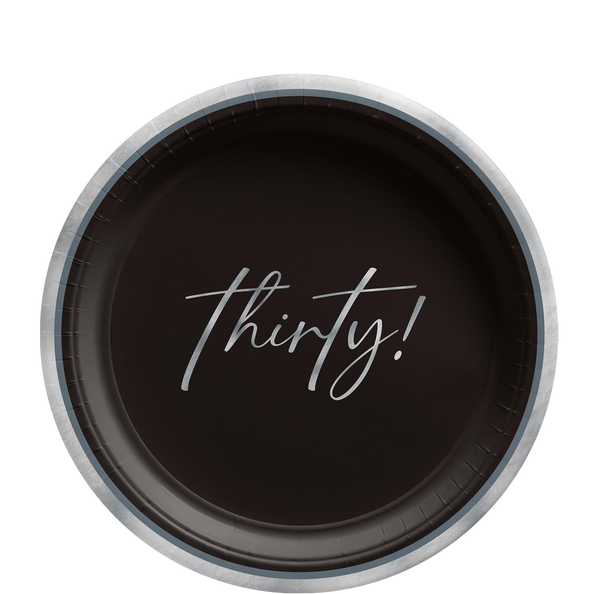 Hello Thirty Paper Plate. 8ct. Assorted Options - Image 4