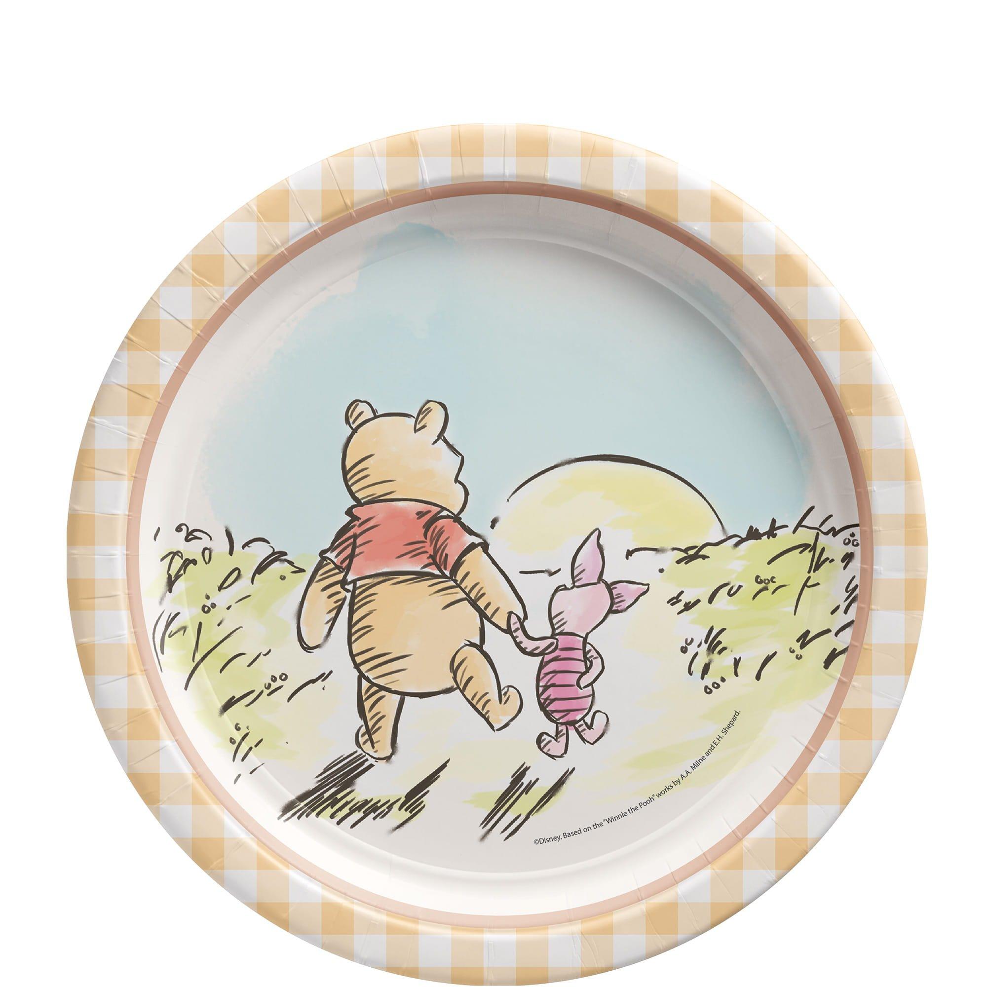 Winnie the Pooh Paper Dessert Plate. 8ct. Assorted Options - Image 4