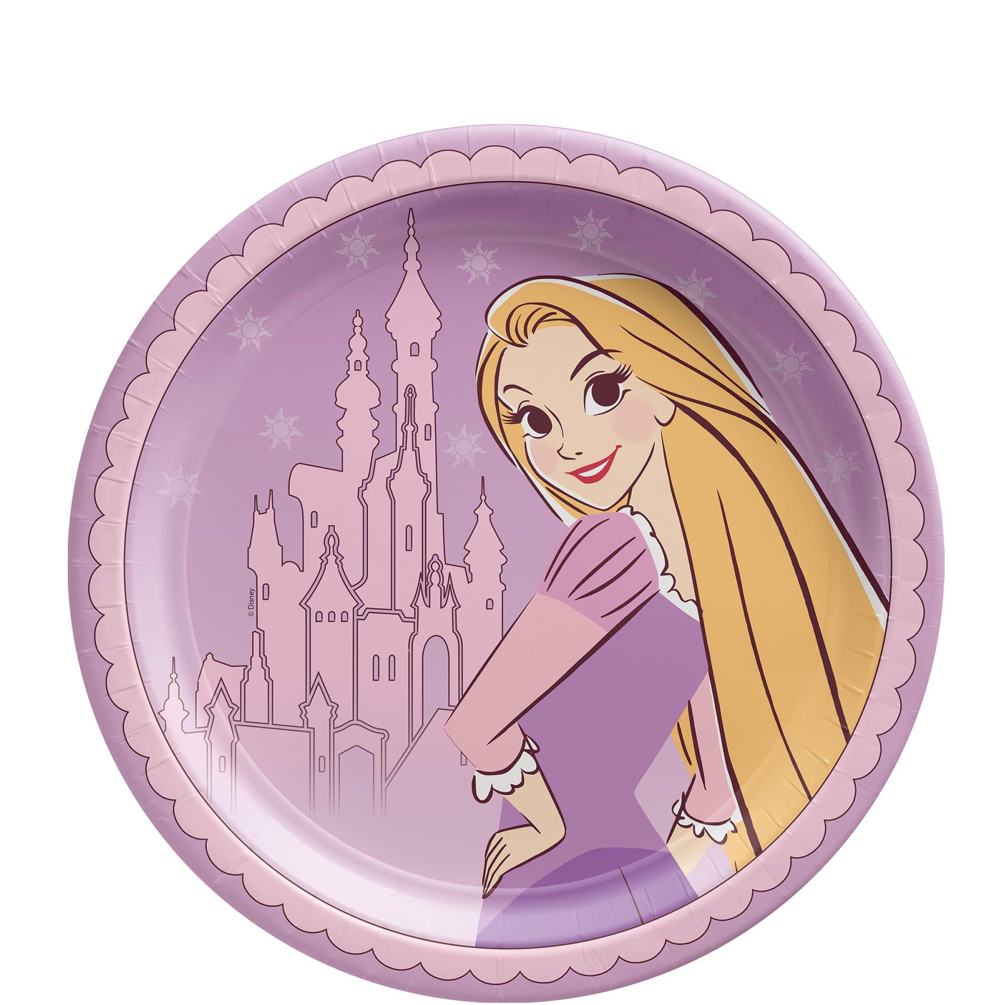 Disney Rapunzel Once Upon A Time Paper Lunch Plate. 8ct. Assorted Options