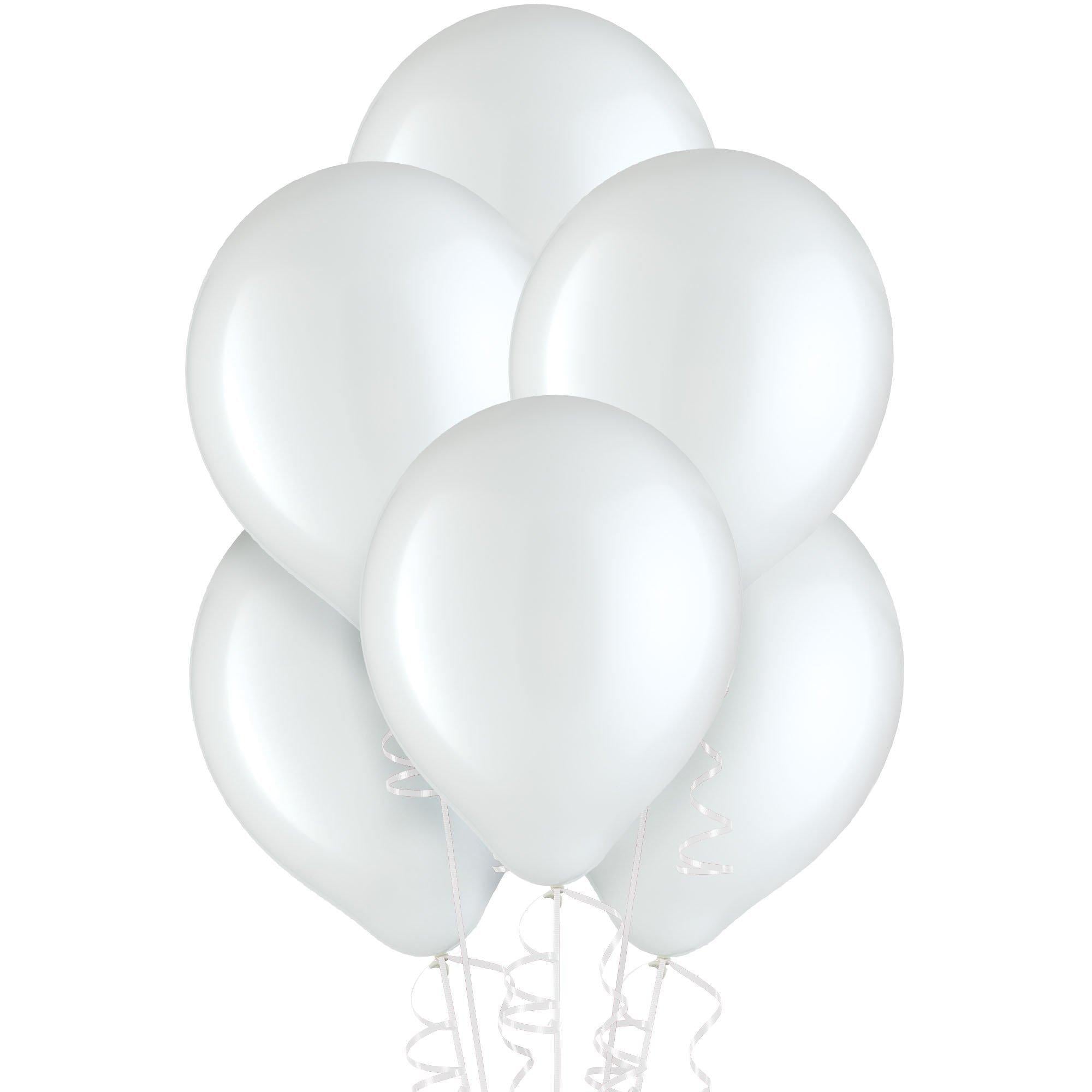 White Latex Balloons. Assorted Options - Image 2
