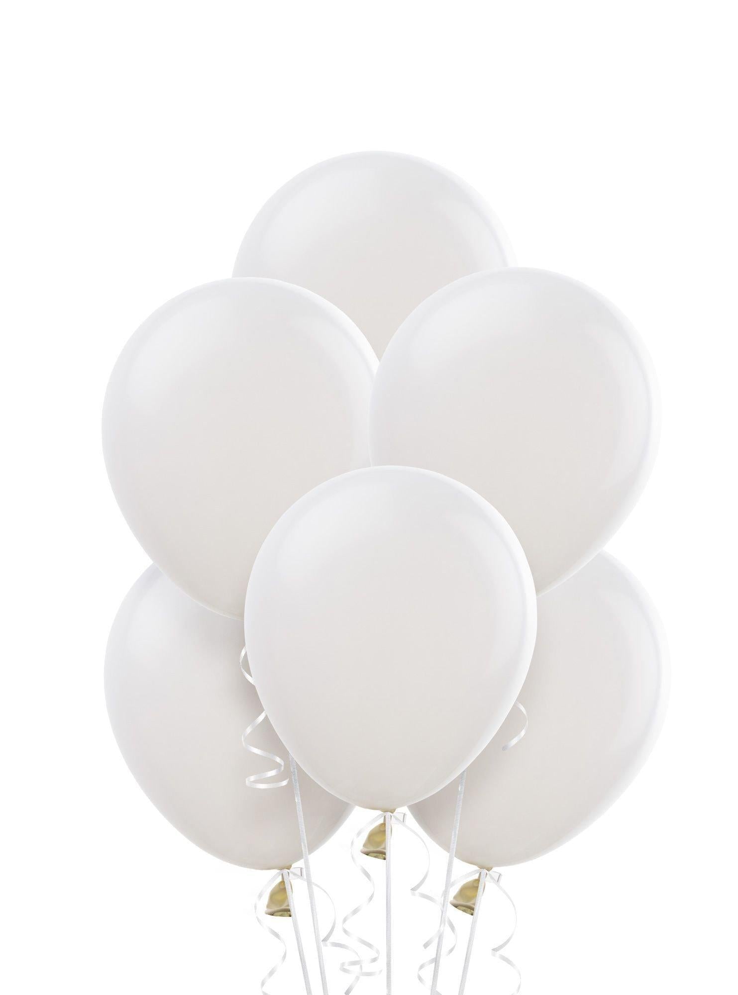 White Latex Balloons. Assorted Options - Image 3