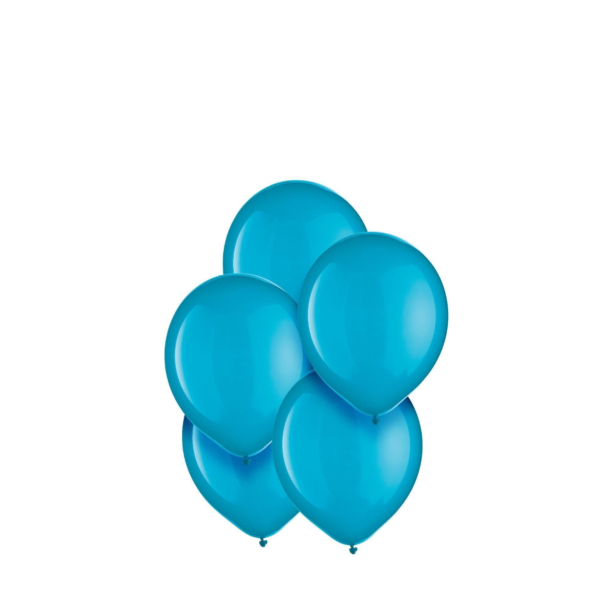 Caribbean Blue Latex Balloons. Assorted Options - Image 6
