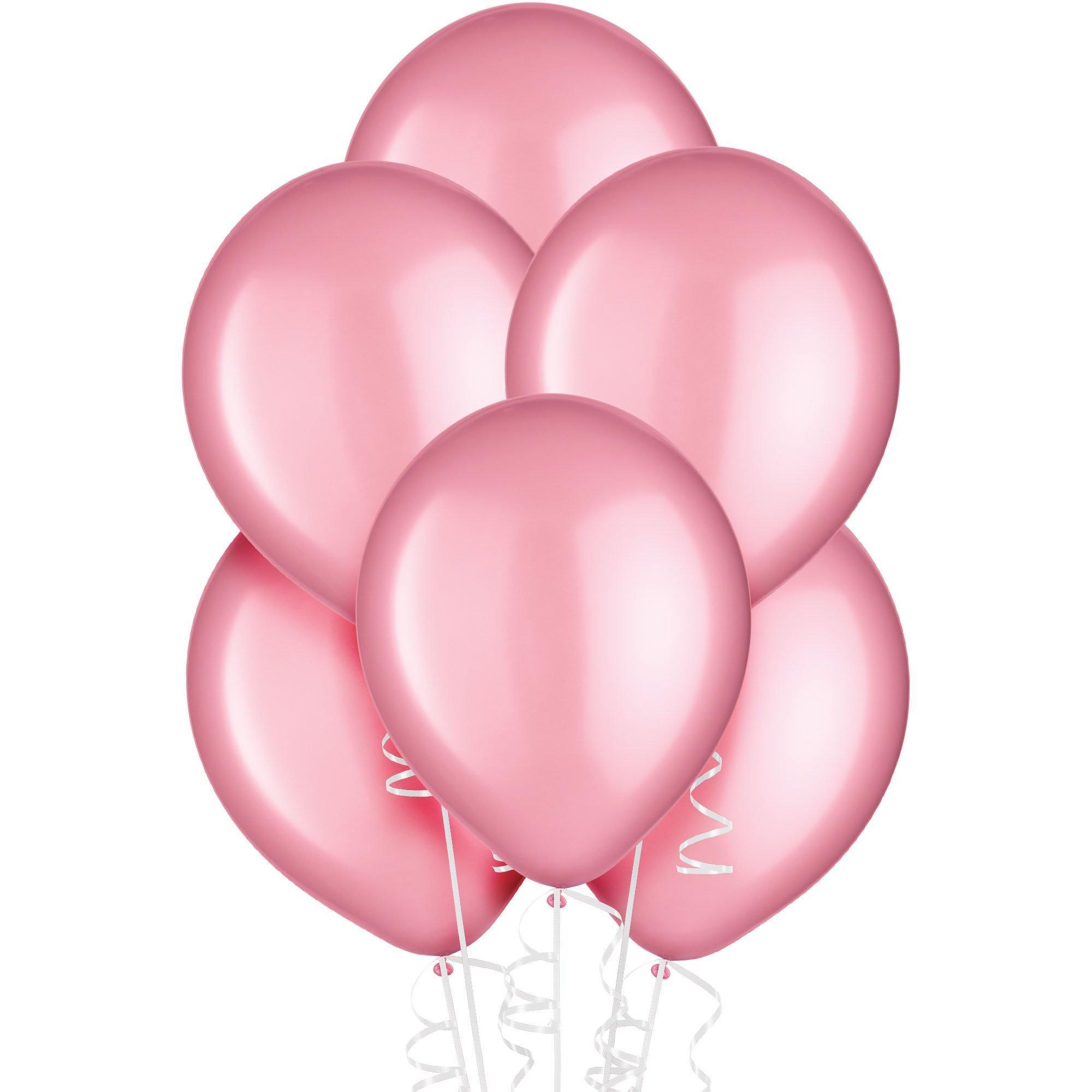 Pink Pearl Latex Balloons. Assorted Options