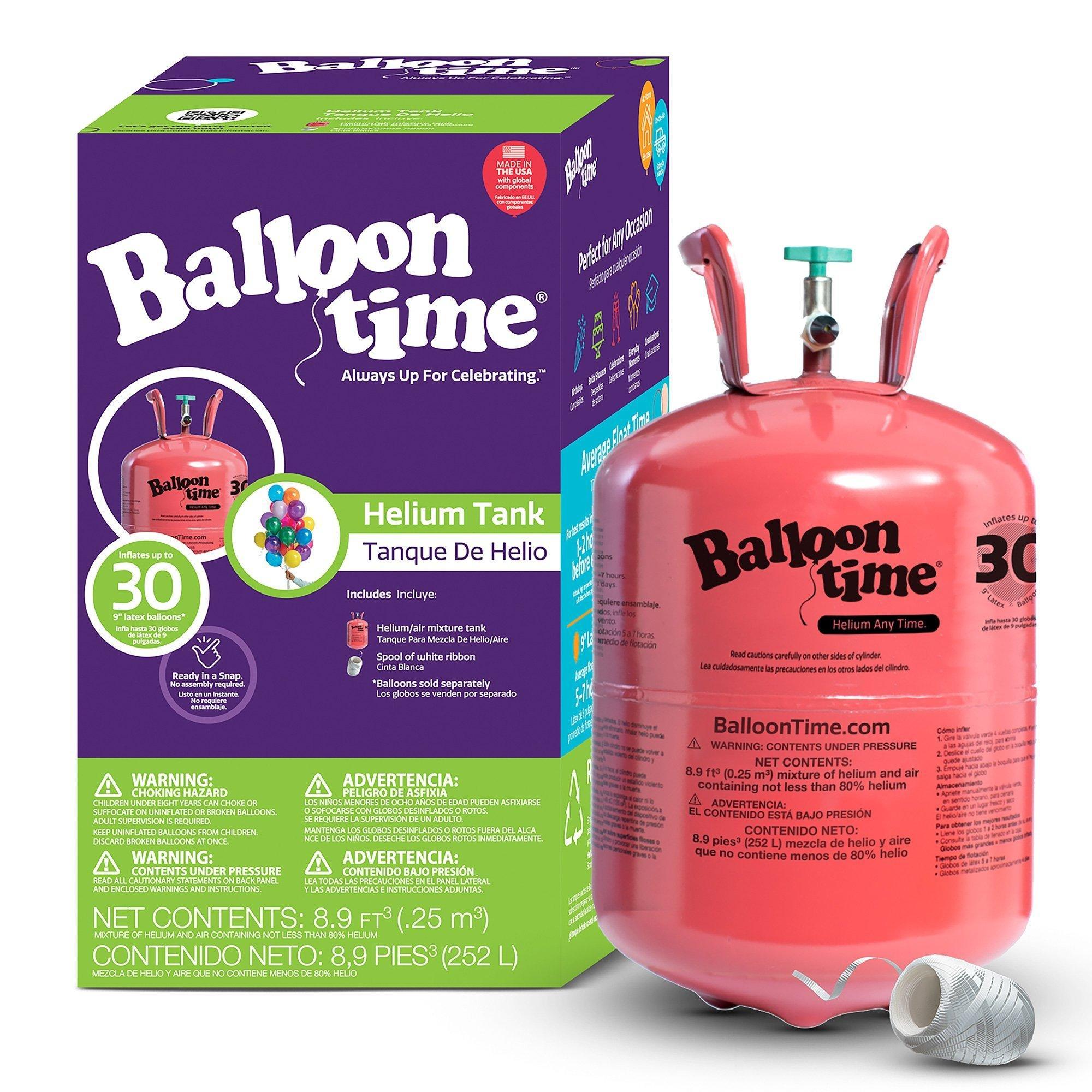Helium Tank. Sizes Jumbo and Standard