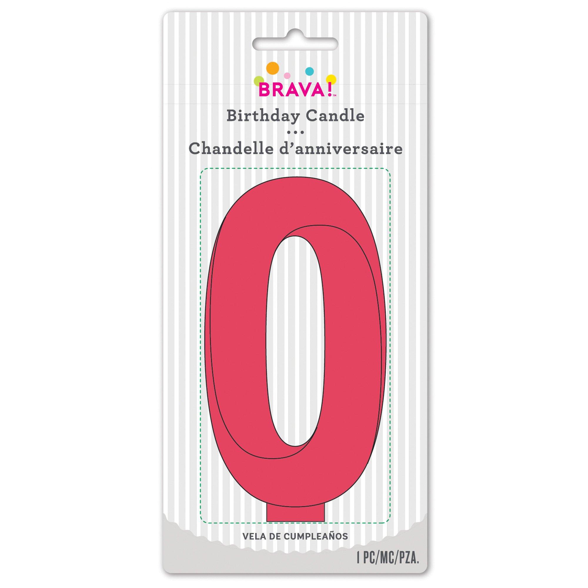 Faceted Number (0-9) Birthday Candle. 5.25in - Image 3