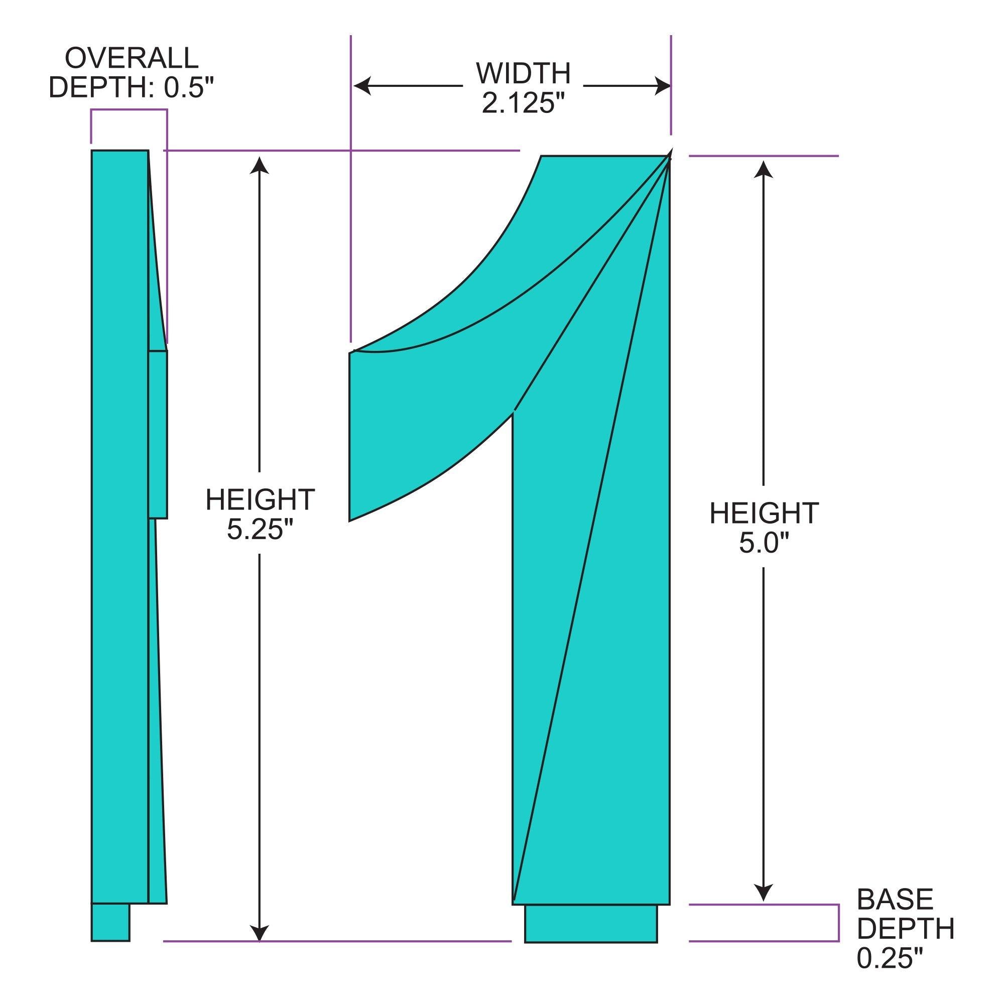 Faceted Number (0-9) Birthday Candle. 5.25in - Image 7