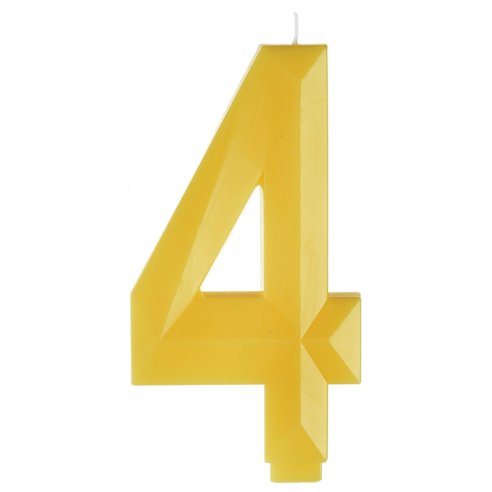 Faceted Number (0-9) Birthday Candle. 5.25in - Image 13