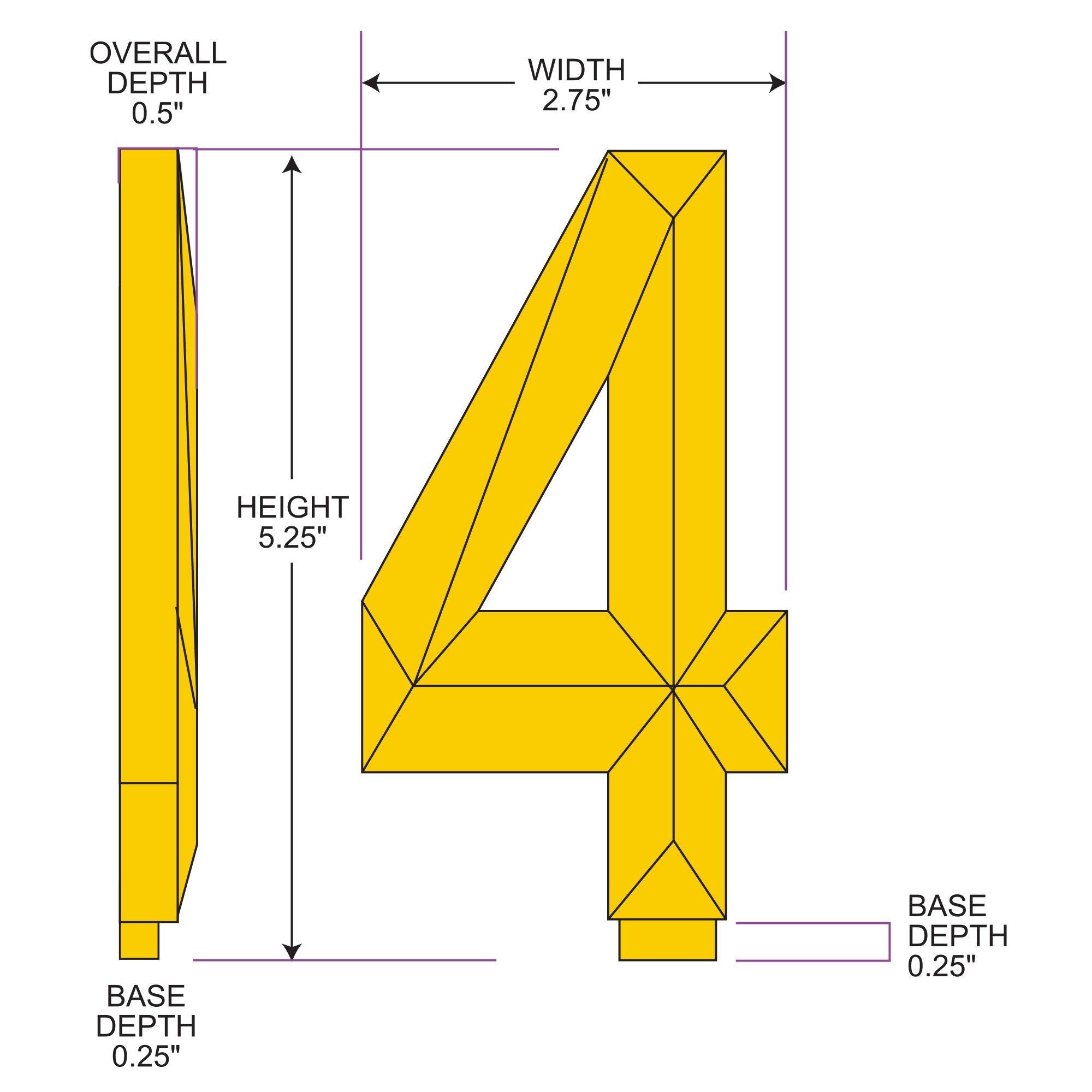 Faceted Number (0-9) Birthday Candle. 5.25in - Image 15