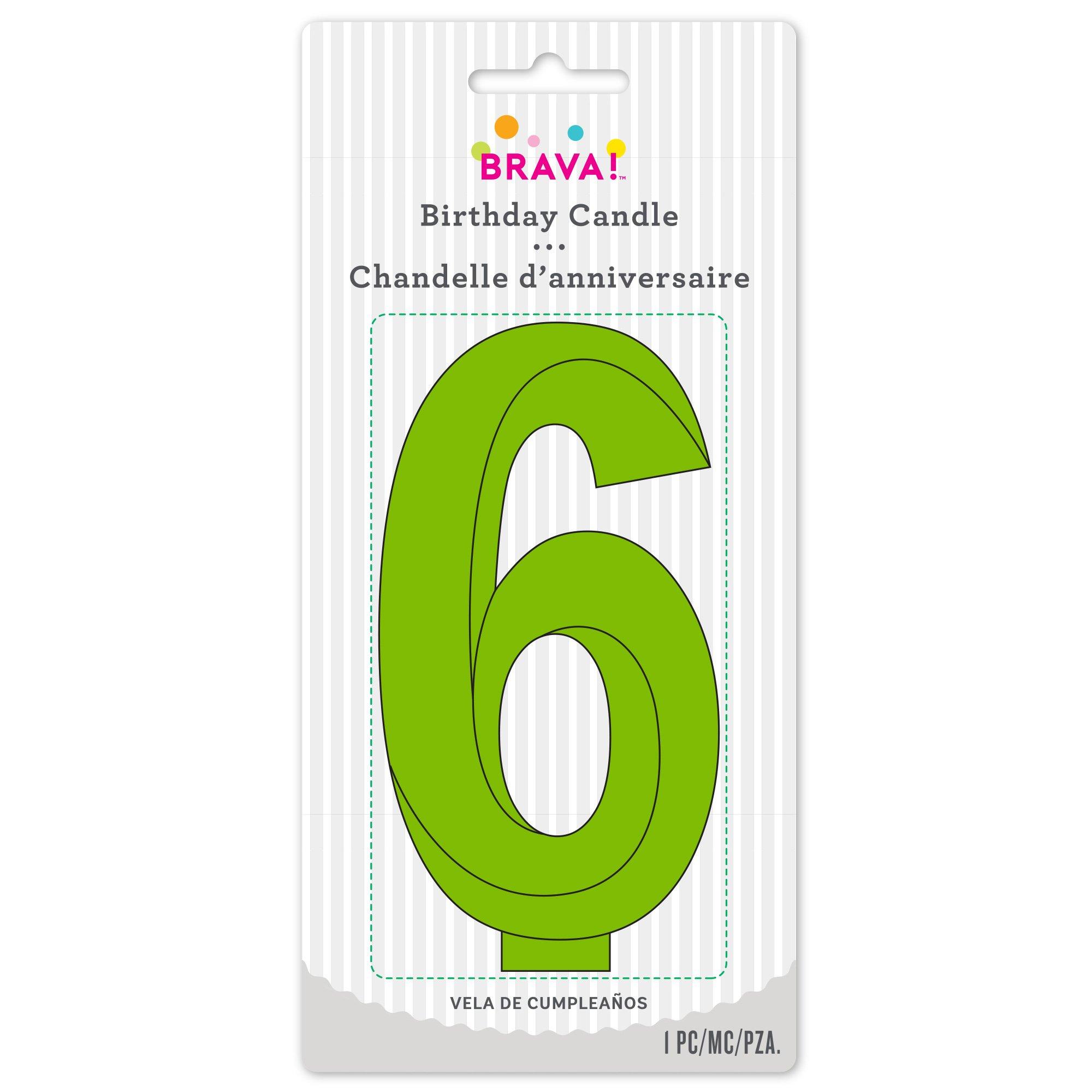 Faceted Number (0-9) Birthday Candle. 5.25in - Image 20