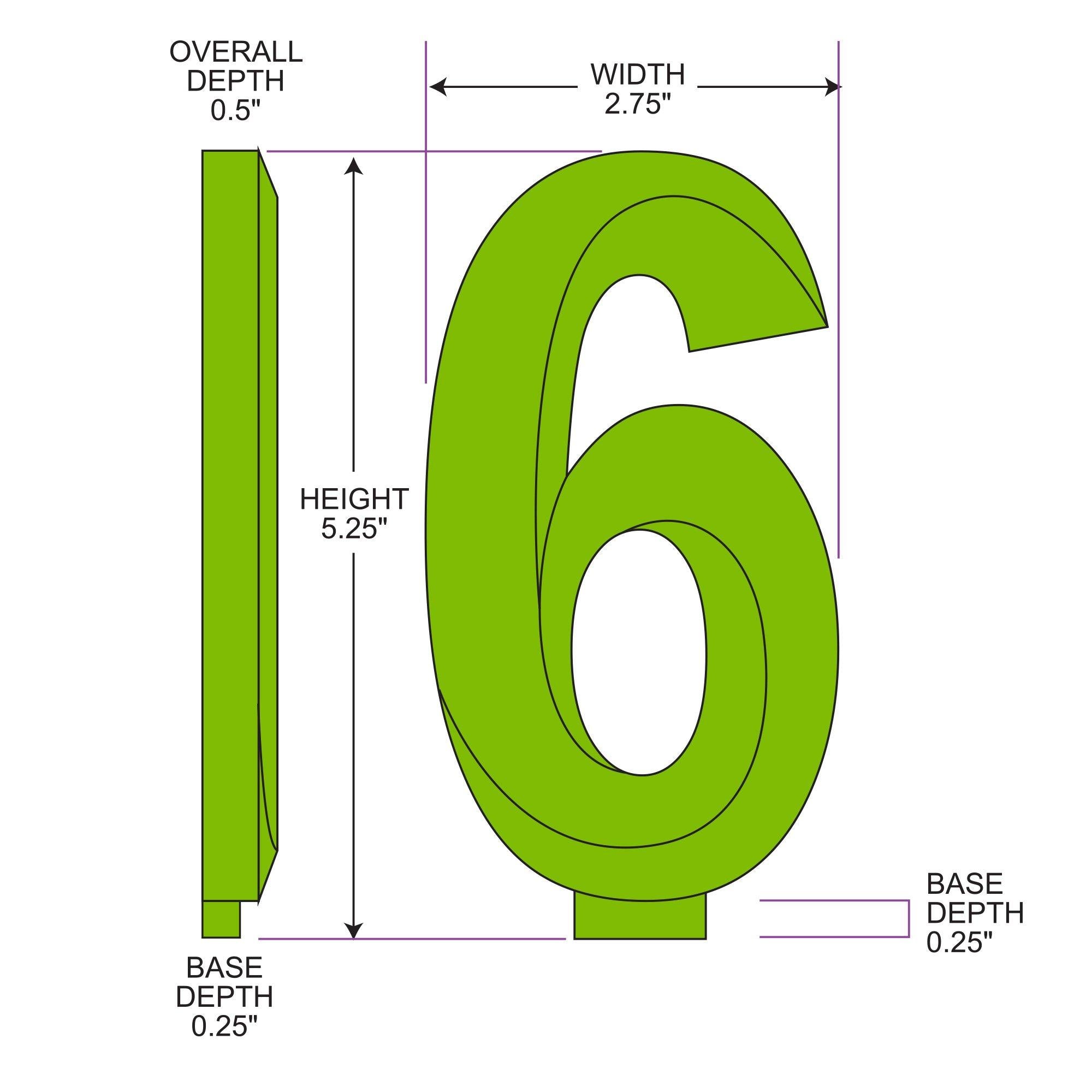Faceted Number (0-9) Birthday Candle. 5.25in - Image 21
