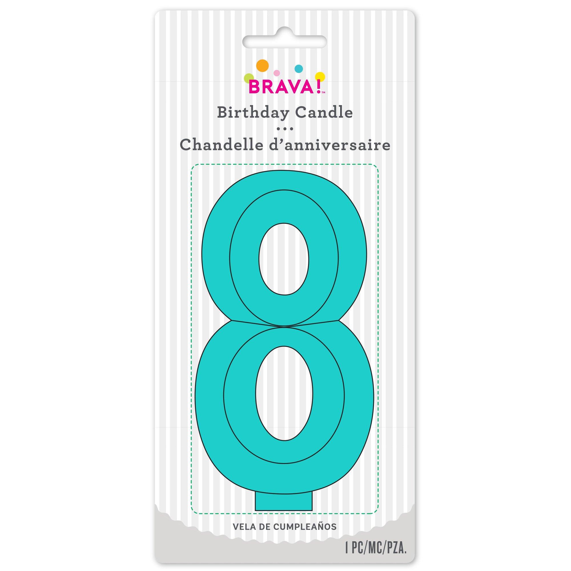 Faceted Number (0-9) Birthday Candle. 5.25in - Image 25