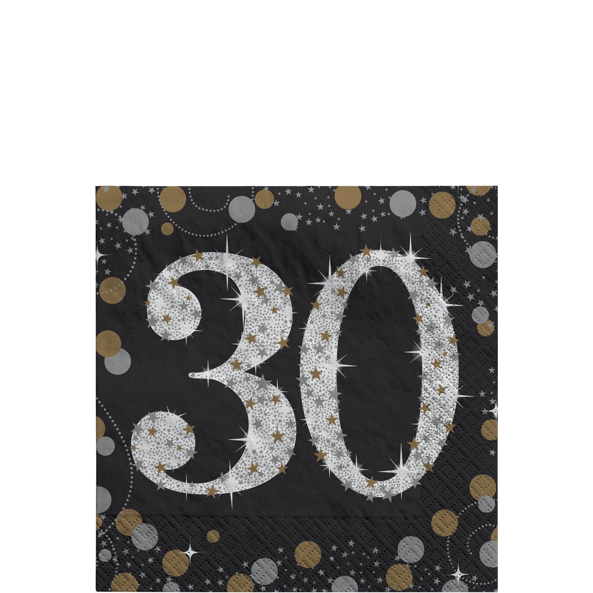 Sparkling Celebration 30th Birthday Party Supplies Kit - Image 5