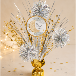 Over the Moon Baby Shower Spray Centerpiece. 18in
