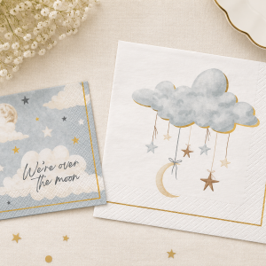 Over the Moon Paper Napkins. 16ct. Assorted Options