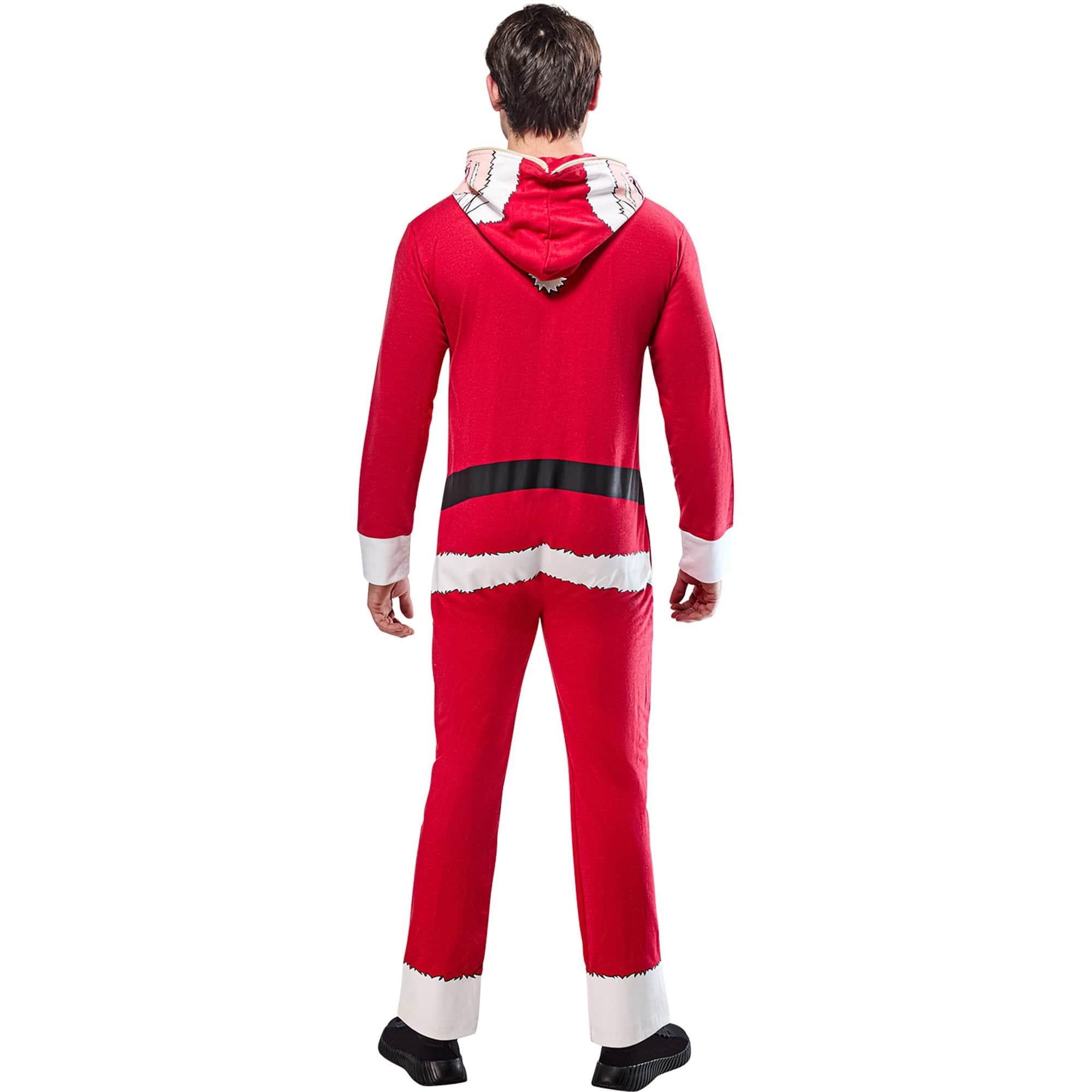 Adult Santa Claus Zipsters Hooded Costume - Image 4