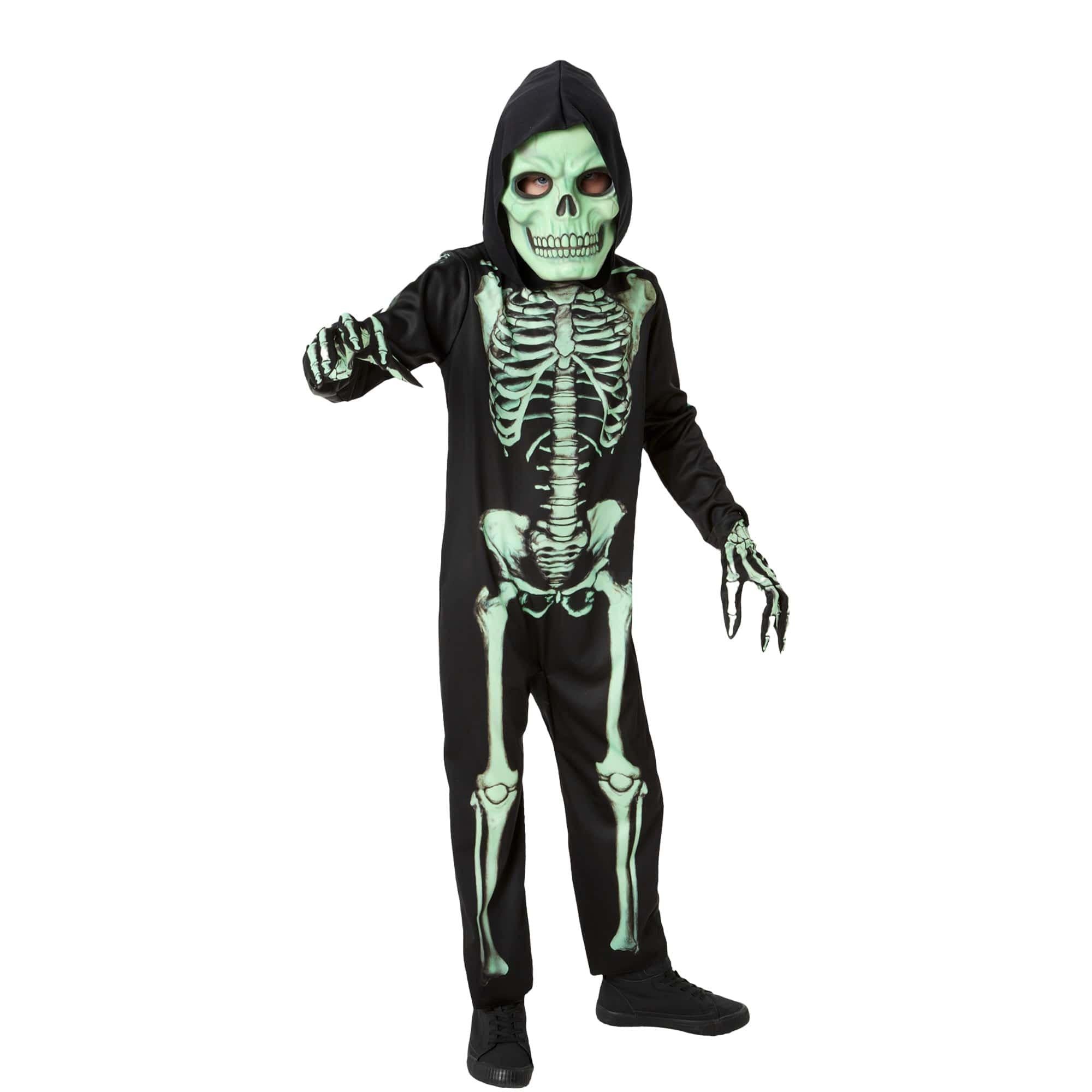 Kids' Glow-in-the-Dark Skeleton Costume - Image 2