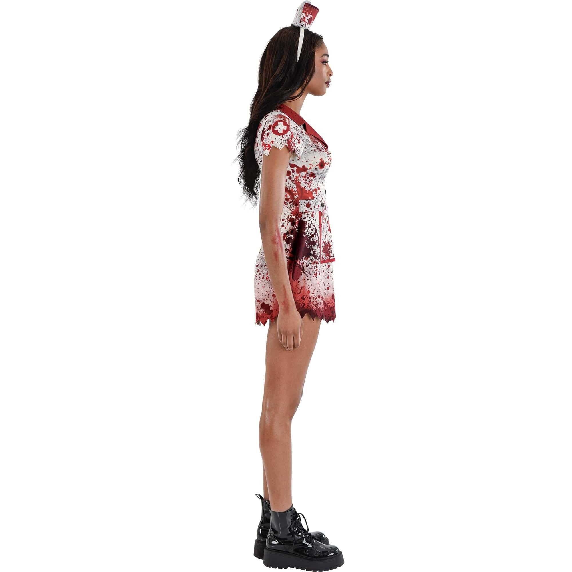 Adult Horror Nurse Costume - Image 2