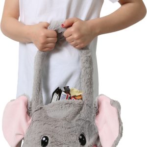 Plush Elephant Trick-or-Treat Bag