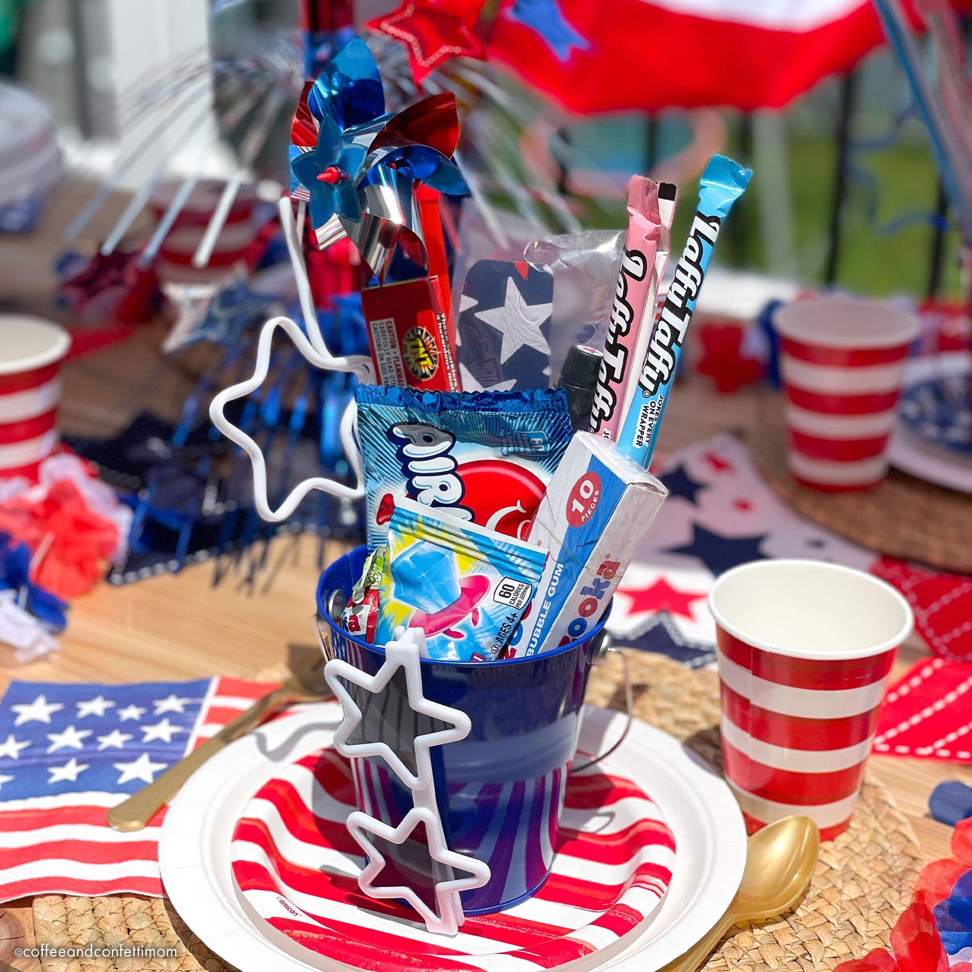 Patriotic Red. White & Blue Star Silly Straws 10ct - Image 4