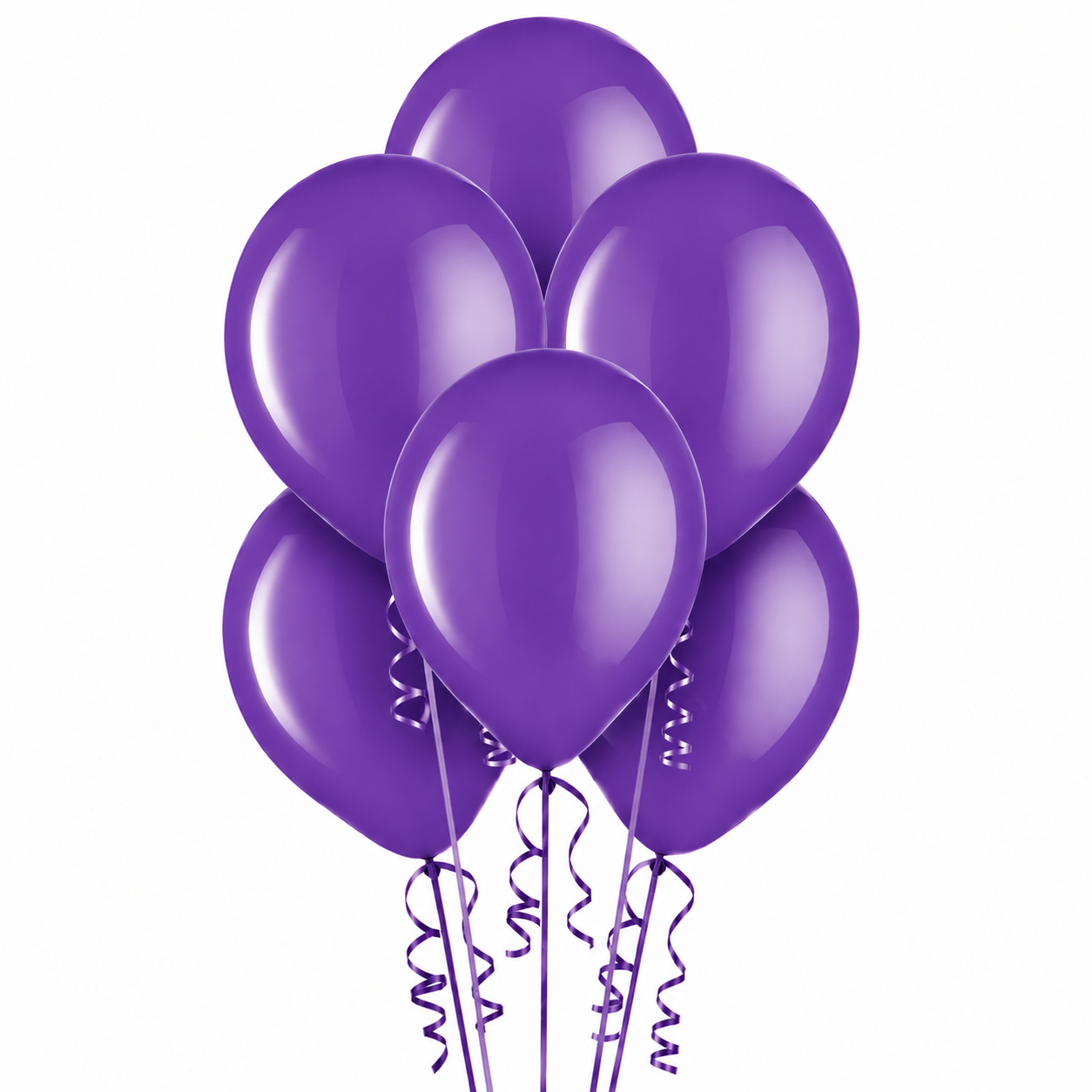 Purple Latex Balloons. 11in. 15ct