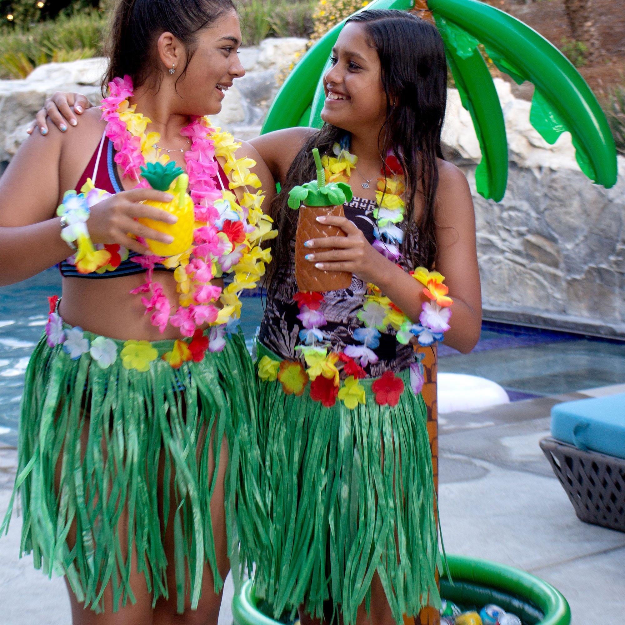 Pineapple Plastic Cup with Straw. 10oz - Image 3