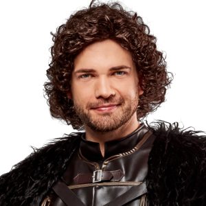 Men's Game of Thrones Jon Snow Brown Wig